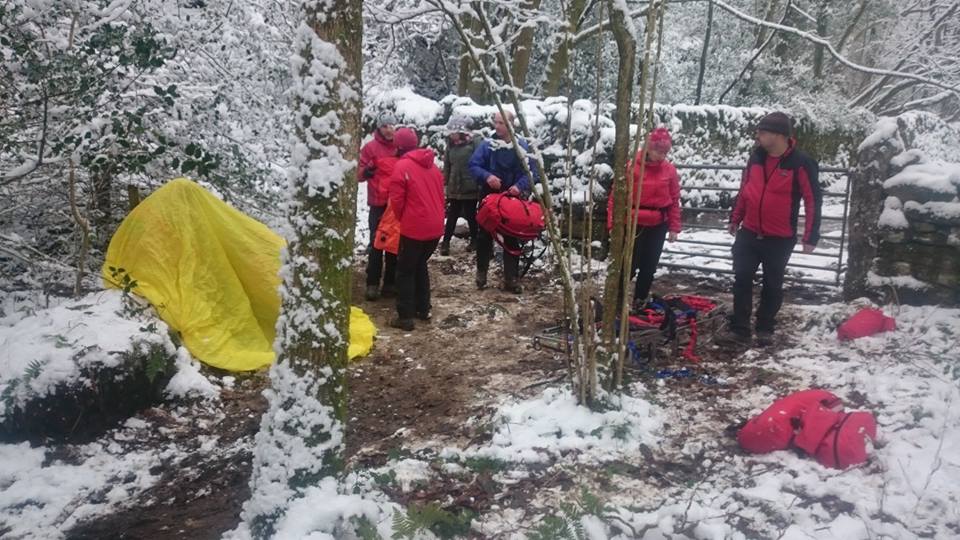 2016 Incident #3 – 17 January 11:50 hrs – Casualty in Hampsfield