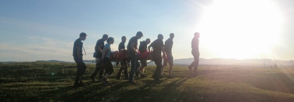 Evening Training on Scout Scar