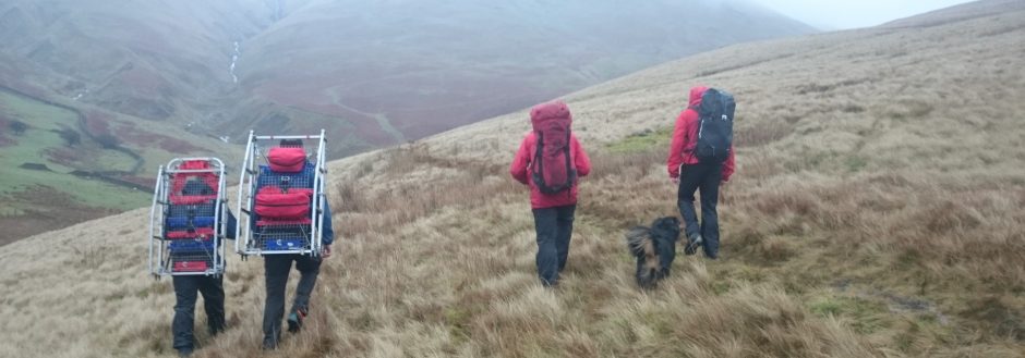 Search and Evacuation in the Howgills