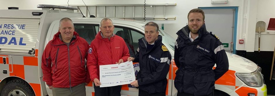 BAE Systems Present Cheque