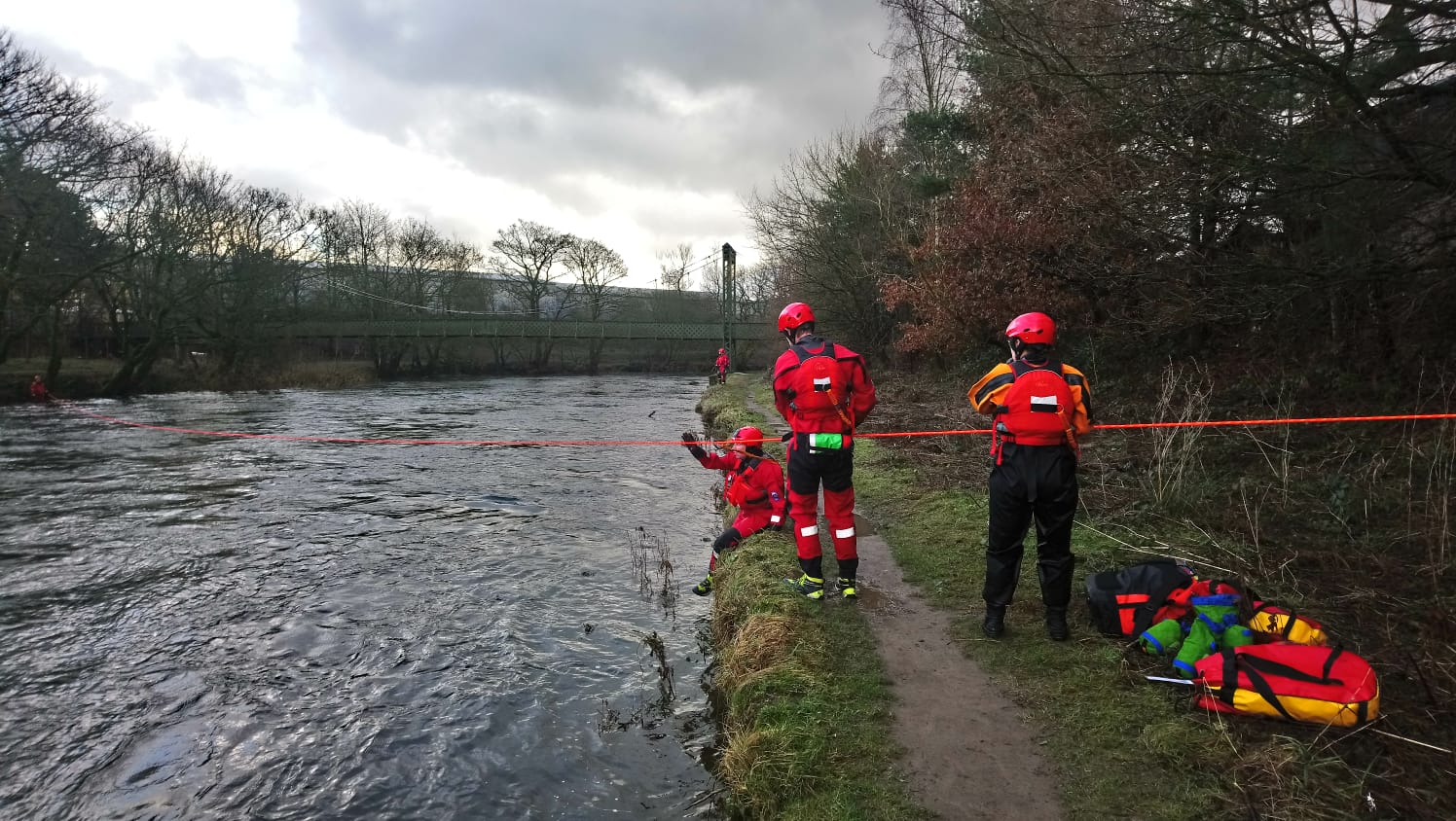 Swift Water Rescue Practice